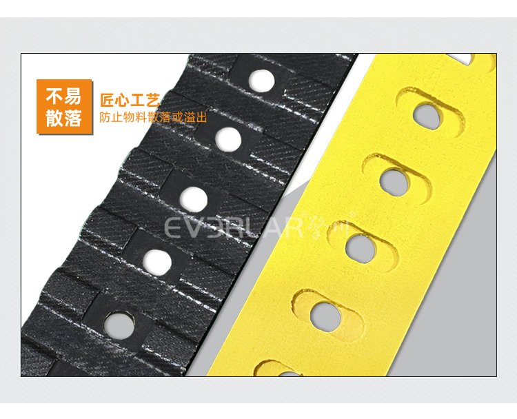 橡膠同步帶加黃膠開槽打孔